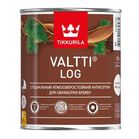 Антисептик пропиточно - лессирующий VALTTI LOG красное дерево 2,7 л Tikkuri