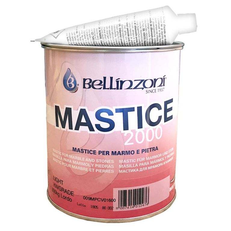 Густой полиэфирный клей-мастика MASTICE 2000 BELLINZONI для камня
