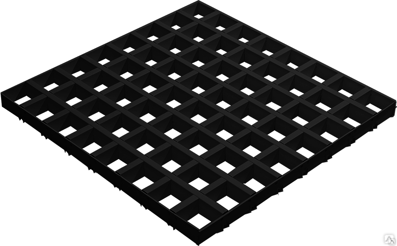 Потолок подвесной Грильято 100х100х40 Profi черный, цена в Оренбурге от ...