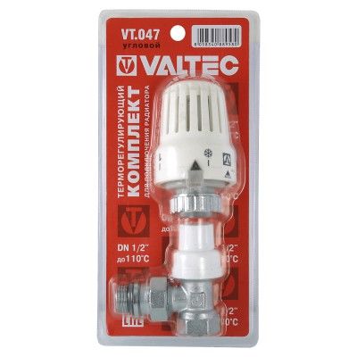 Клапан для радиаторов угловой с термостатической головкой VALTEC 1/2 VT.047.N.04 2