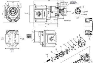 Кольцо магнита 23,52x1,78-FKM80 ISO 3601-1 (25) 0009632216 