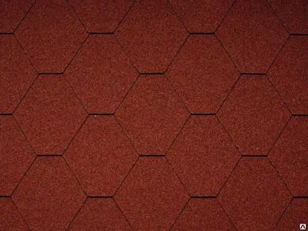 Плитка Натур (уп. 3 кв.м) цвет кирпично-красный