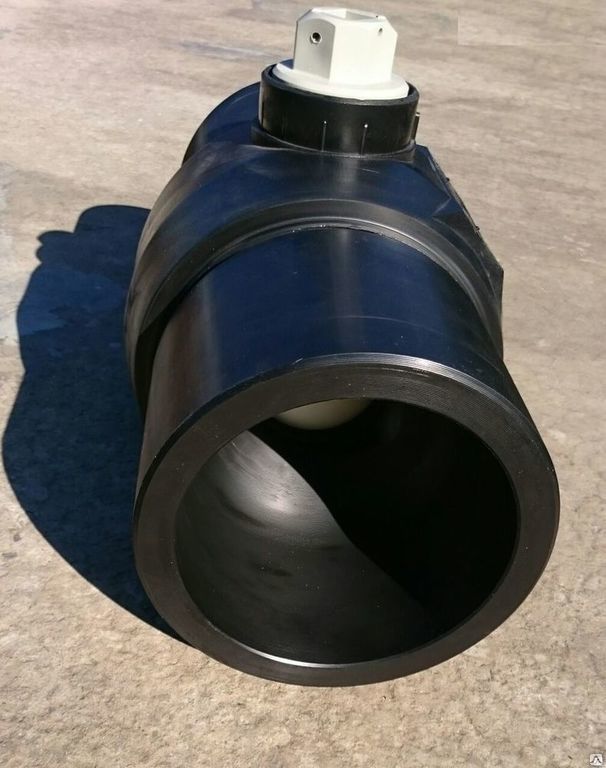 Кран ПНД шаровой ПЭ 100 SDR 11 полиэтиленовый подземный газовый Ду 75 3