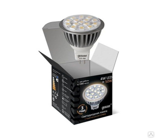 Лампа светодиодная jcdr LED МR 4W 2700К GU5.3 