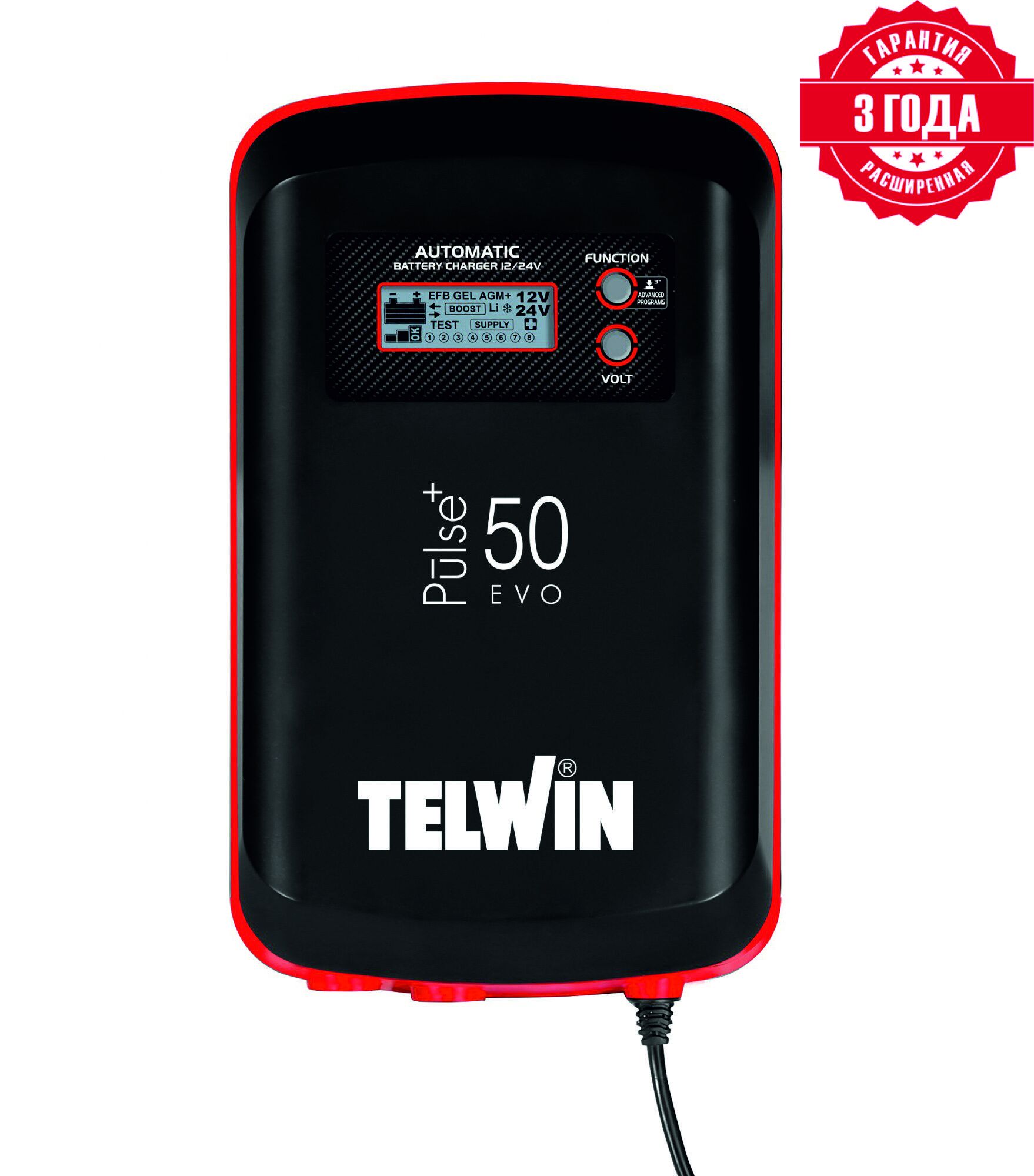 Зарядное устройство PULSE 50 EVO 230V 12-24 В (807611) TELWIN