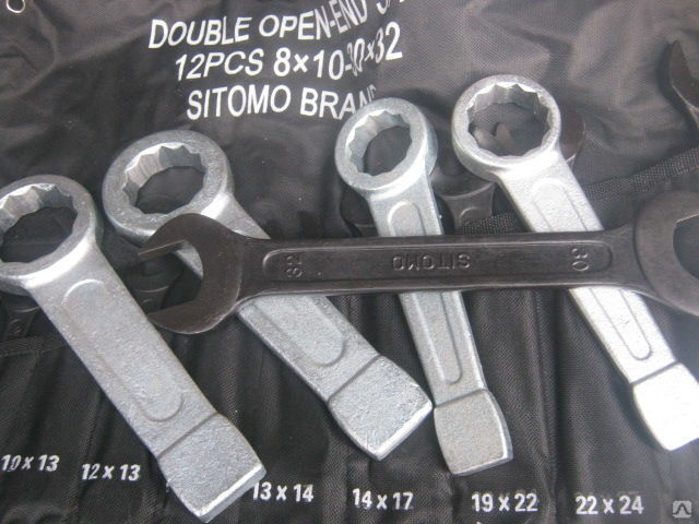 Ключ гаечный комбинированный Камышинский, от 8 до 70 мм
