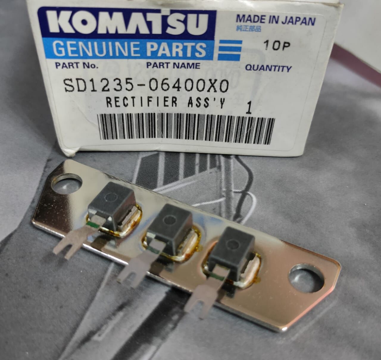 SD1235-06400X0 выпрямитель в сборе Komatsu