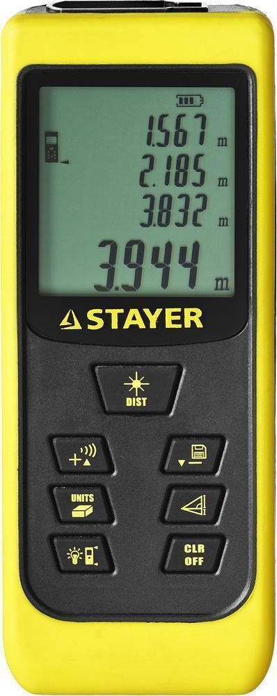 STAYER 60 м, лазерный дальномер, Professional (34957)