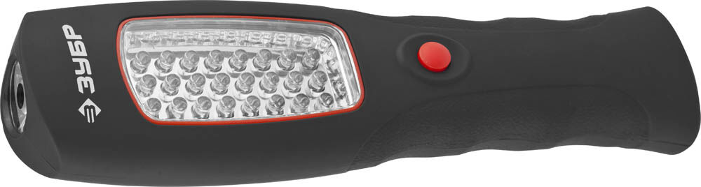 Светодиодный фонарь ЗУБР 25 LED крючок для подвеса магнит 61816