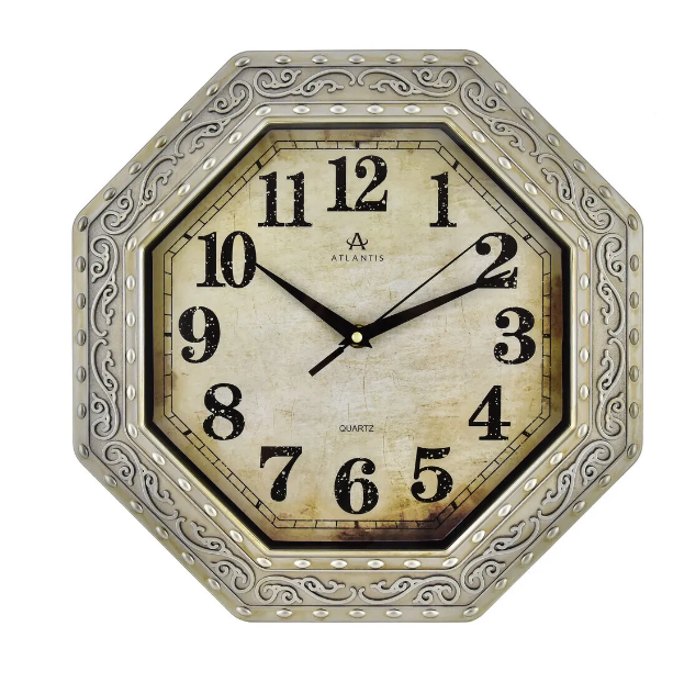 Часы настенные "Atlantis" TLD-35006С gold