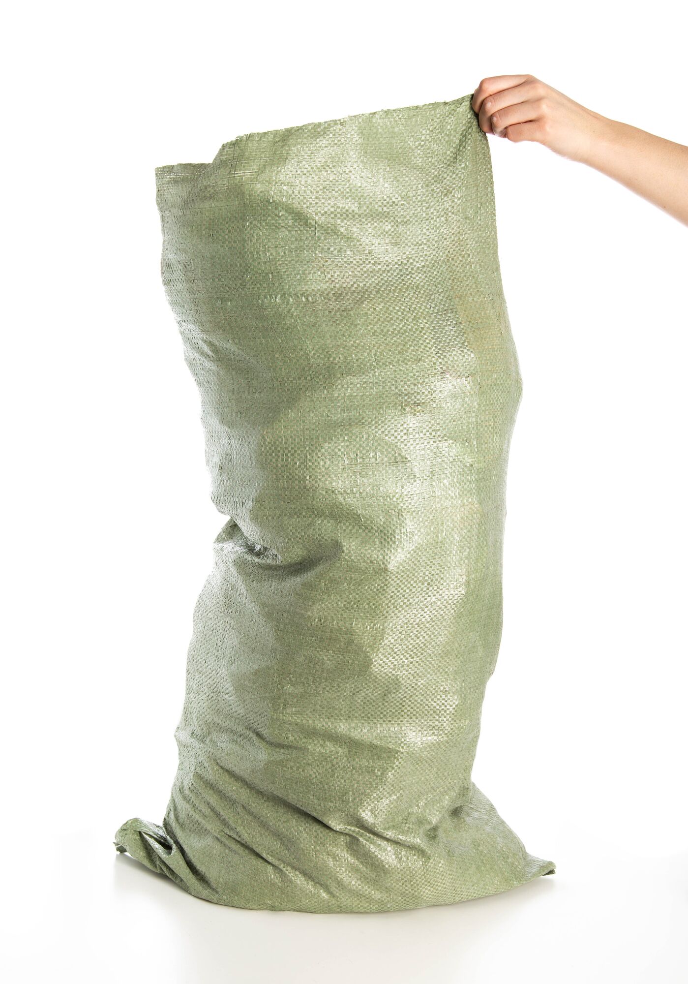 Мешок полипропиленовый зеленый 55х95, комплект 100 шт