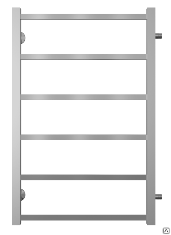Полотенцесушитель Terminus Вега 32 18П6 500x806 (боковой вxод 600, 1 2), черный