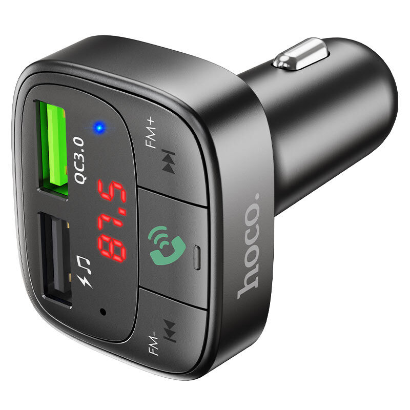 MP3 FM модулятор Hoco E59 12-24В (2USB 2,1A, Bluetooth 5.0, microSD, QC3.0) 3