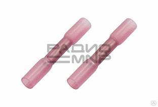Соединительная гильза изолированная термоусаживаемая красная (СГИ-т L-37мм) 0,5-1,0мм2 (KY-1) "Rexant" #1