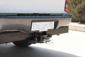 Фаркоп на Toyota Hilux с подготовленной балкой 2005-2016 без подрезки бампера Тип шара G (фланцевый, комбинированный)