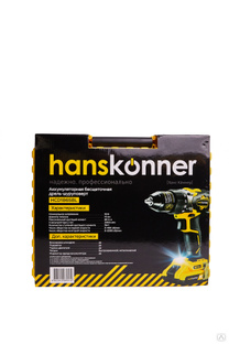 Аккумуляторный шуруповерт Hanskonner HCD1865BL Unibattery #1