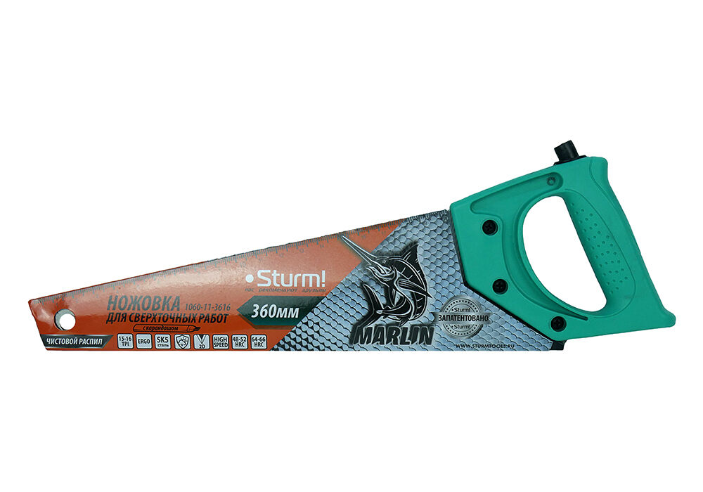 Ножовка по дереву для сверхточных работ с карандашом Sturm 1060-11-3616 Sturm!