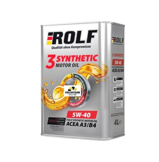 Rolf масло 4л. РОЛЬФ 5w40 синтетика. Моторное масло РОЛЬФ синтетика 5w40 4 литра. Rolf 3-Synthetic 5w-40. Rolf 3 Synthetic 5w30 c3.