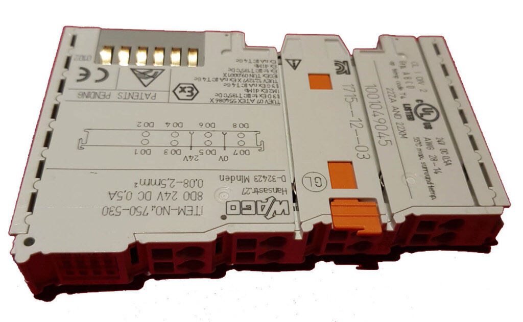 Дискретный модуль вывода Wago 750-530, 8DO, 24В DC