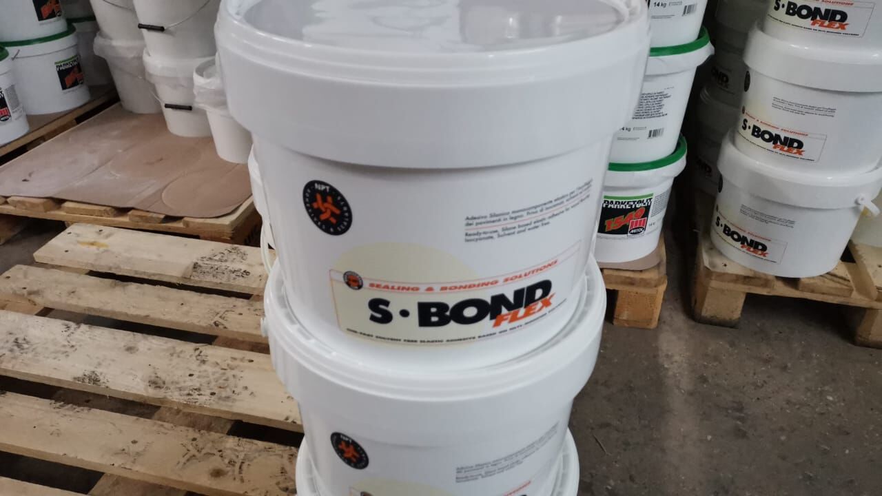 NPT S Bond Flex 14кг. Клей NPT S-Bond Flex, 14кг. 2х компонентный клей для паркета. Силановый клей для паркета.