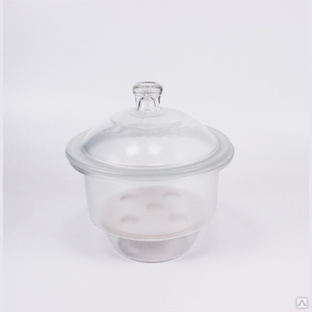 Эксикатор 5drops, светлое стекло, без крана, с керамической вставкой, 2-180 мм 