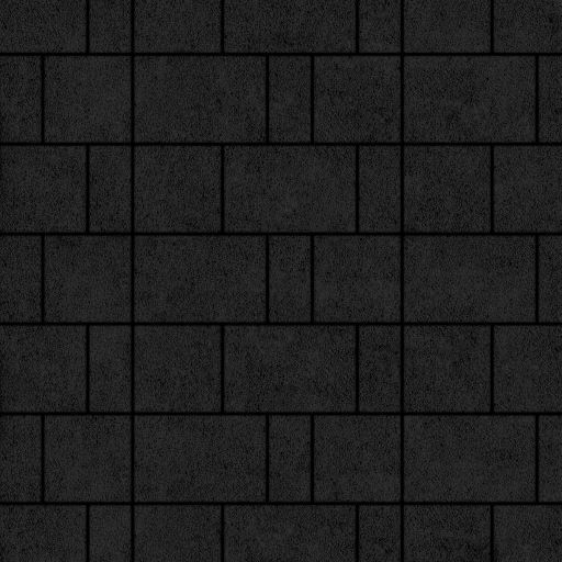 Тротуарная плитка Новый город без фаски Черная ночь 240х160х60; 160х160х60; 80х160х60;