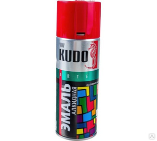 KUDO (КУДО) эмаль алкидная универсальная 1004 цвет Вишневый KU1004 