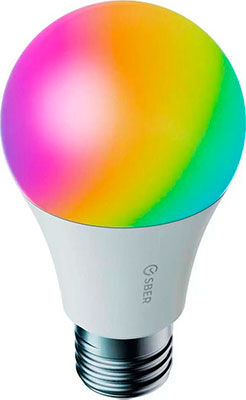 Умная светодиодная лампа Sber А60 (E27) 9Вт RGB (SBDV-00115)