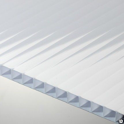 Сотовый поликарбонат Novattro | 6 мм | 2,1х12 м | белый