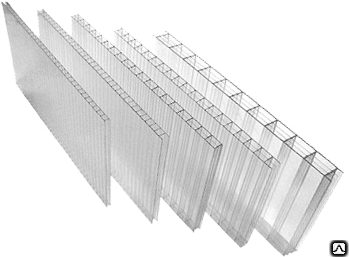Сотовый поликарбонат Novattro | 4 мм | 2,1х6(12) м | серебристый спецзаказ