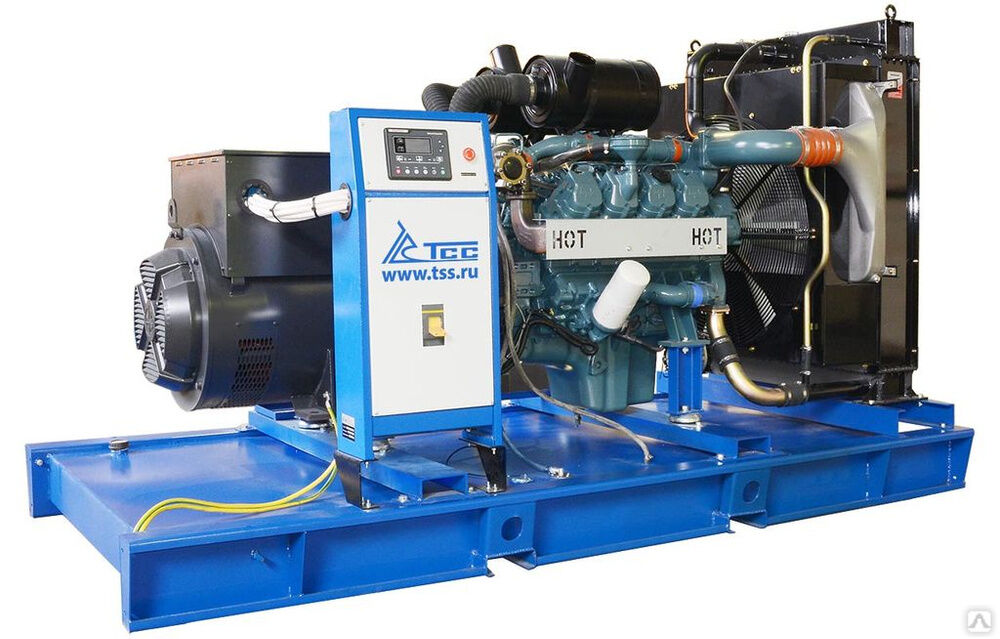 Дизельный генератор ТСС АД 440С-Т400-1РМ16 открытый