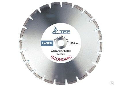 Алмазный диск ТСС-300, асфальт/бетон (Economic)