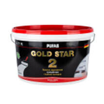 Краска акрилатная супербелая глубокоматовая морозостойкая 9 л = 14,6 кг ПУФАС GOLD STAR 2