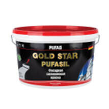Краска фасадная силиконовая Основа A морозостойкая 10 л = 14,9 кг ПУФАС GOLD STAR PUFASIL