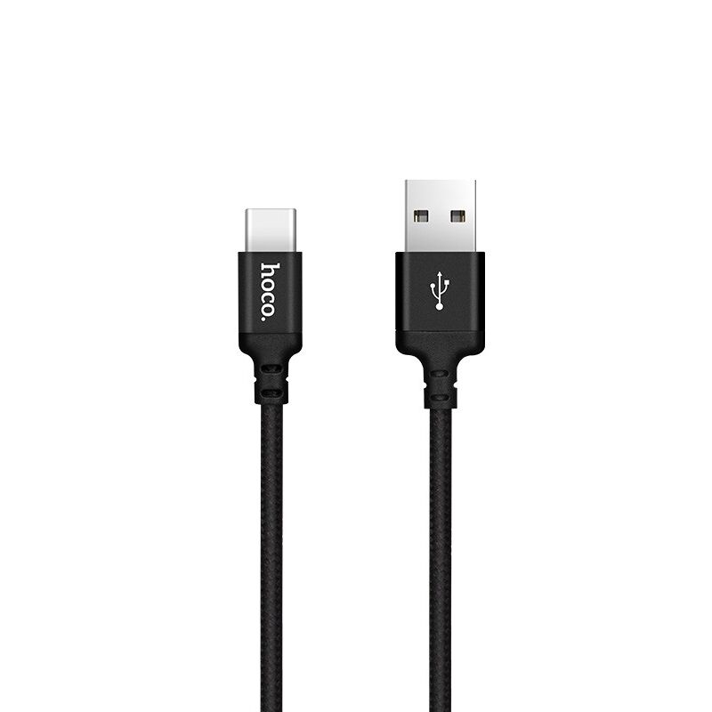USB кабель шт.USB (A) - шт.Type-C "Hoco" X14, 3.0А, 2м, черный 2