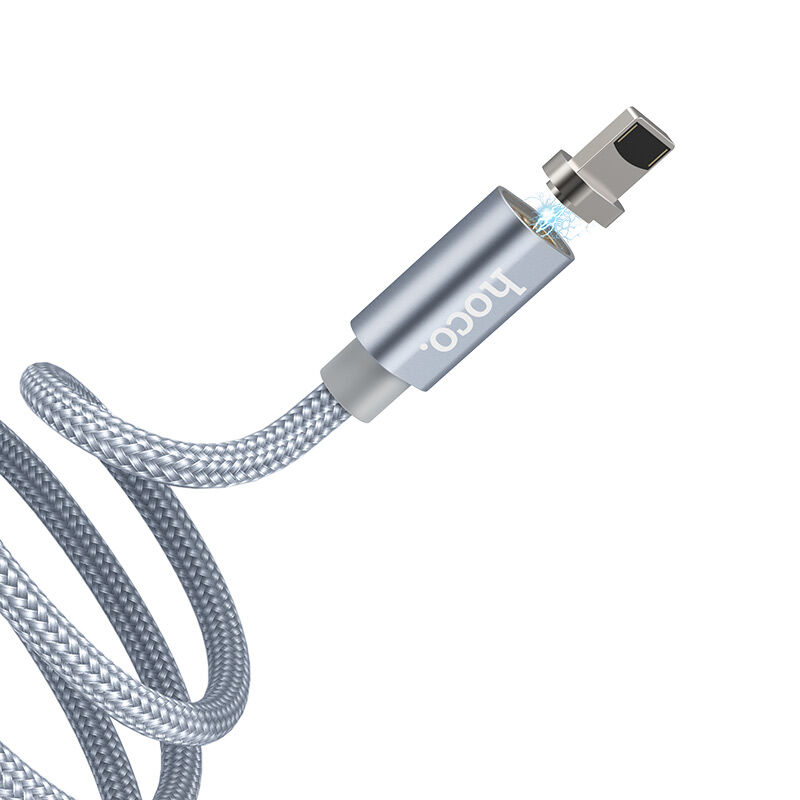 USB кабель шт.USB (A) - шт.Lightning 1,0м, 2,4А магнитный U40A "Hoco" 4