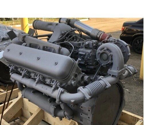 Двигатель без КПП и сцепления на блоке нового образца 7511-1000186-06 ЯМЗ-7511.10-06 МАЗ Ямз
