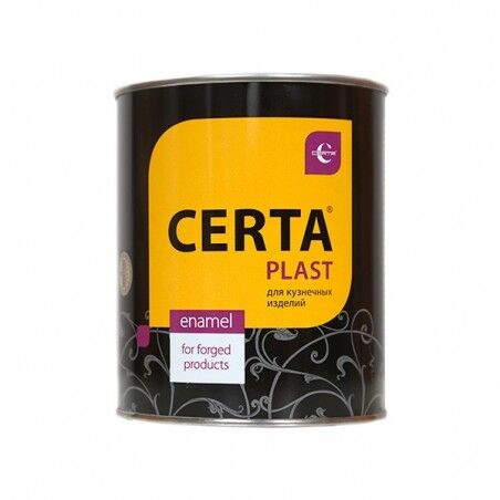 Грунт-эмаль 3в1 по ржавчине CERTA-PLAST шоколад 0,8 кг