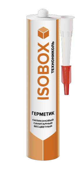 Герметик силиконовый Isobox 260 мл санитарный бесцветный