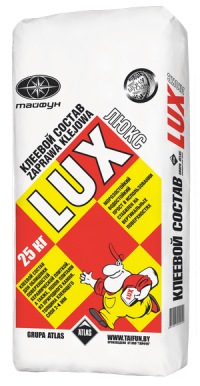 Клеевой состав LUX для плитки 25 кг Тайфун