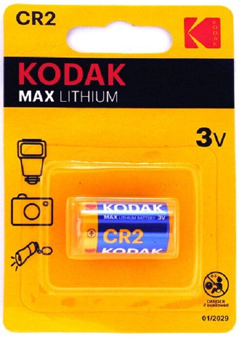 Элемент питания Kodak MAX Lithium CR2 BL1