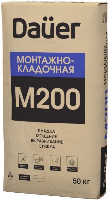 ДАУЭР смесь М-200 монтажно-кладочная (50кг)