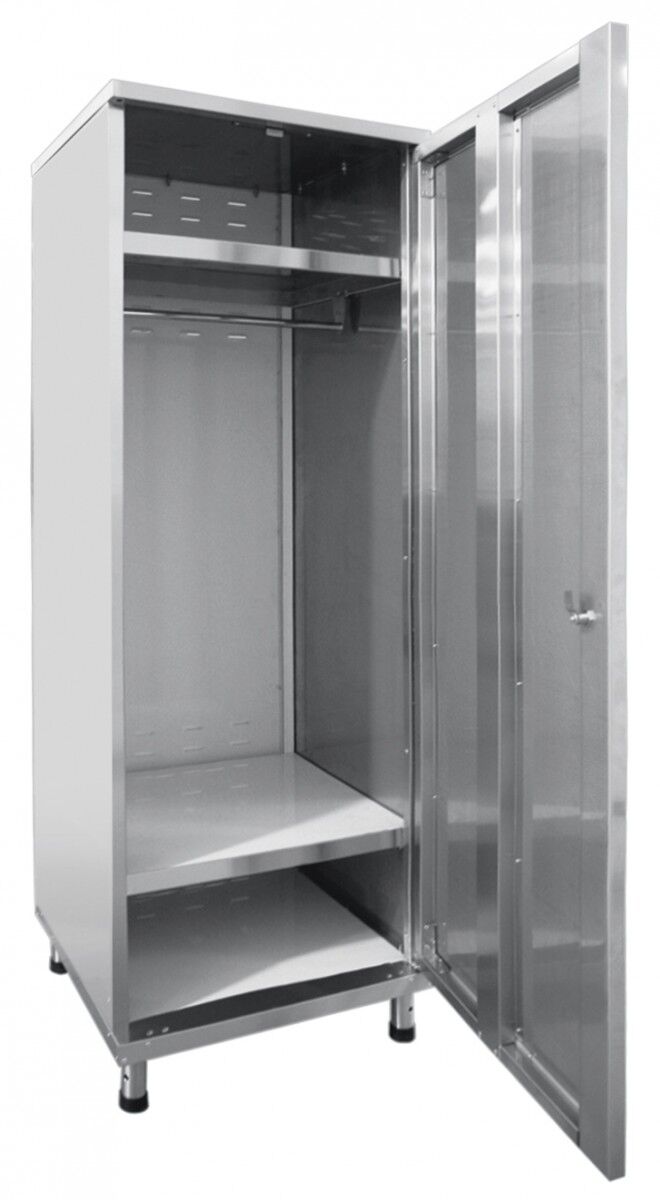 Шкаф кухонный для одежды Abat ШРО-6-0 нерж.