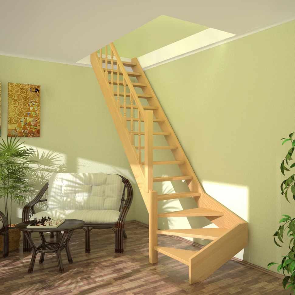 Деревянная лестница 3