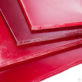 Полиуретан лист 30х500х500 мм Красный 