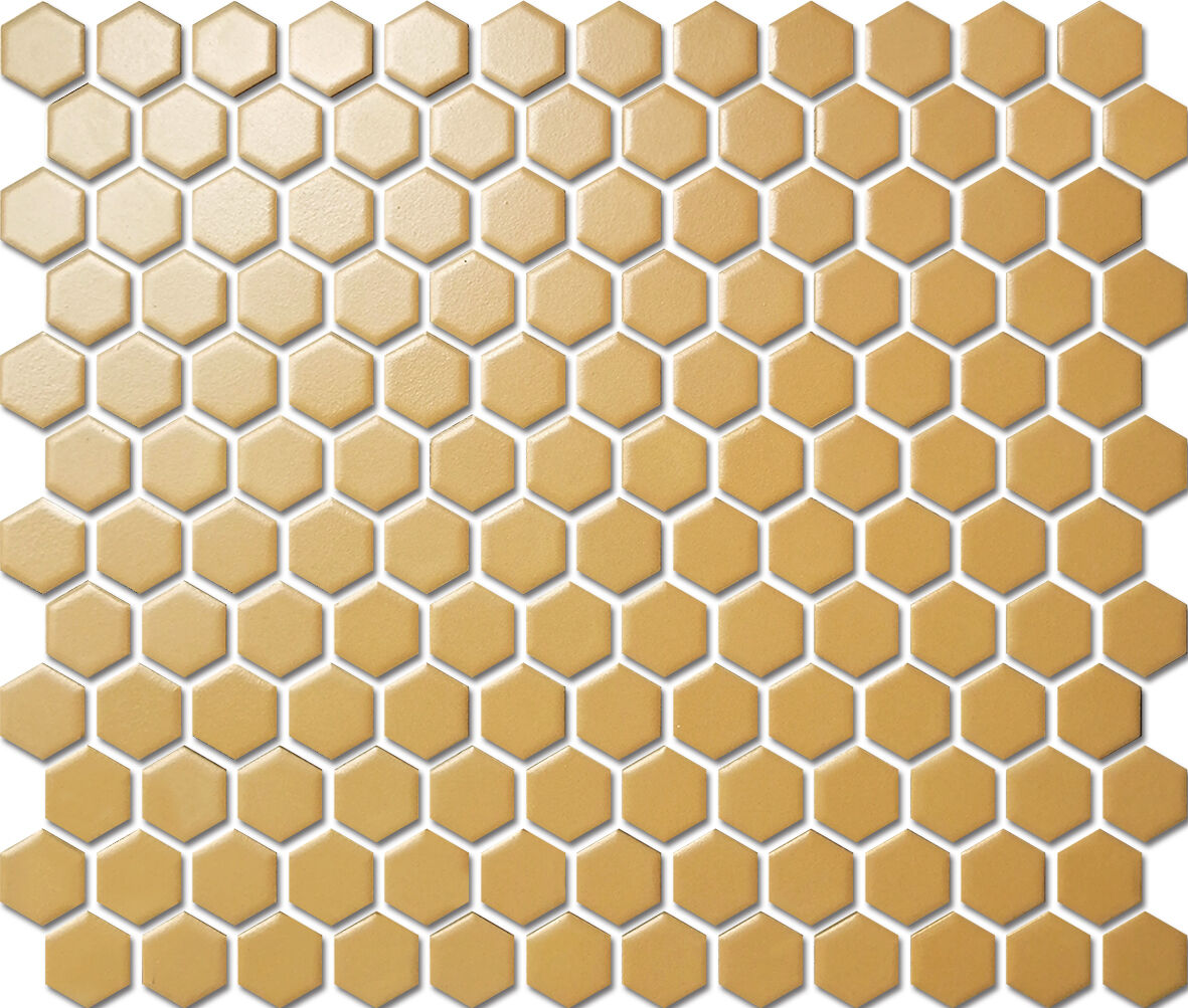 Мозаика керамическая PS2326-07 NSmosaic матовая желтая горчичная