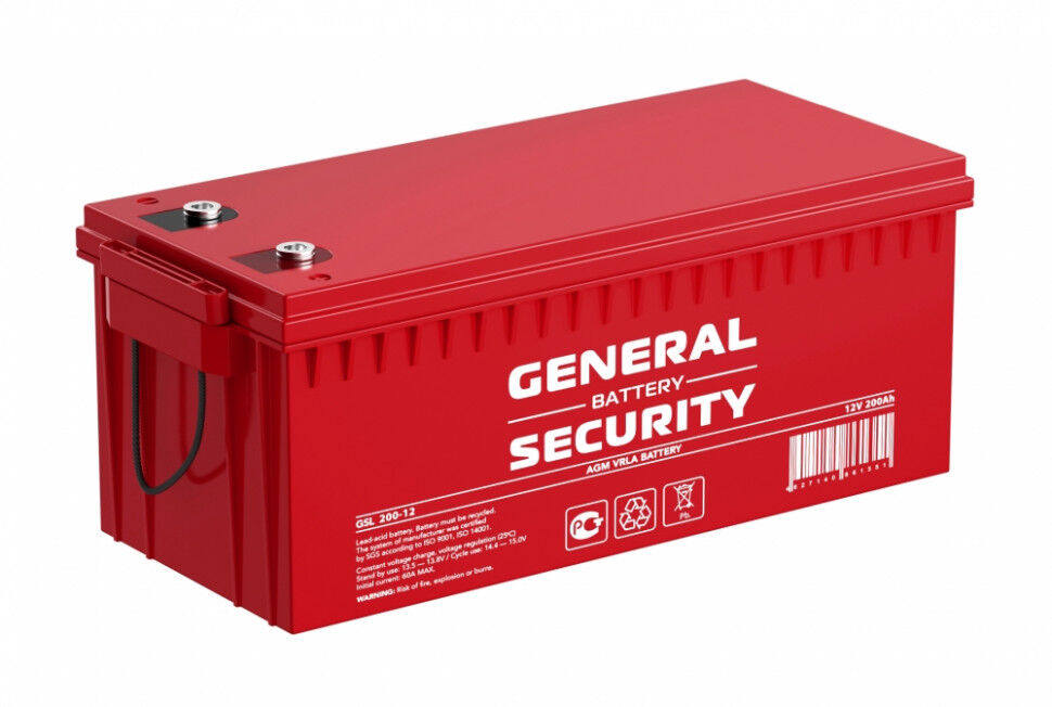Аккумулятор General Security GSL200-12