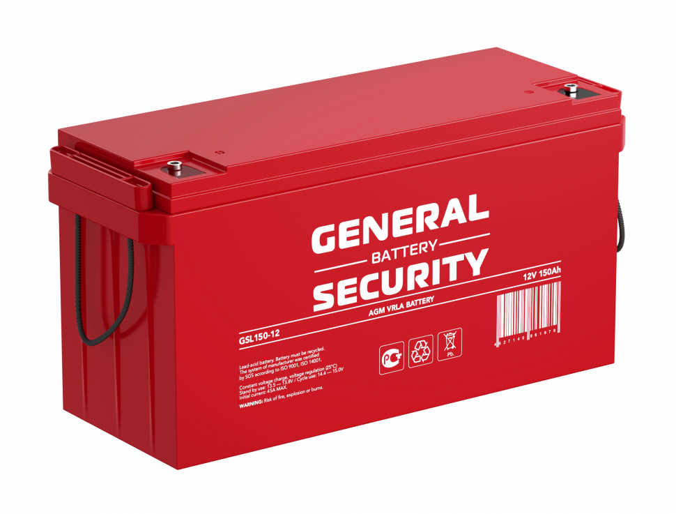 Аккумулятор General Security GSL150-12