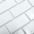 Керамическая мозаика Brick & Metro Brick White Glossy 45x95 Starmosaic #2