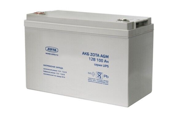 Аккумулятор для ИБП Zota AGM 150 -12, 150А*ч, 12В